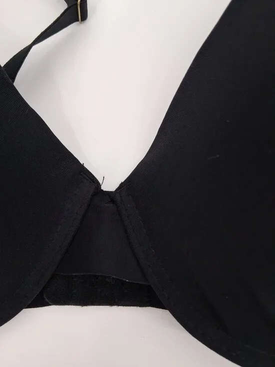 Vince Camuto Black Padded Underwire Bra Wide Back Full figured 42D NWOT - Picture 4 of 5